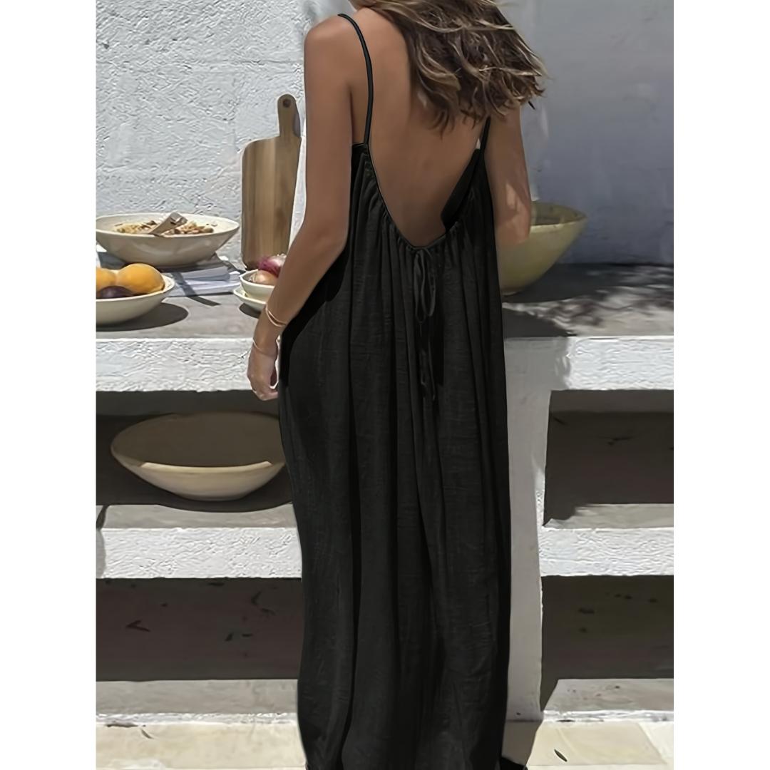 Afila™| Casual Backless Cami Summer Dress
