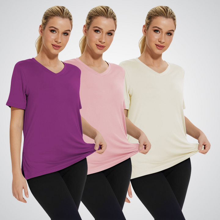 SELENA™ | Casual Loose Fit Tee Pack of 3