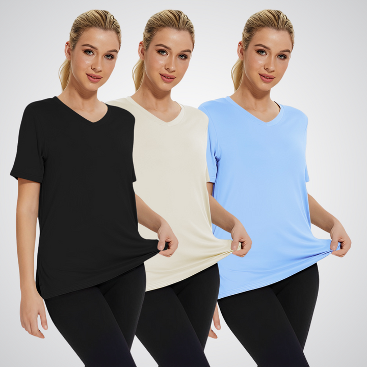 SELENA™ | Casual Loose Fit Tee Pack of 3